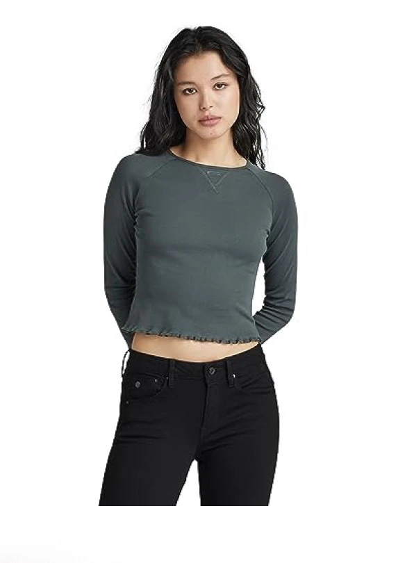 main_image_Top para mujer G-Star RAW Cropped baby sis raglan r t ls wmn