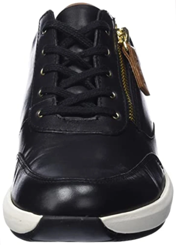 1_Zapatillas de mujer Clarks Un Rio Zip en cuero