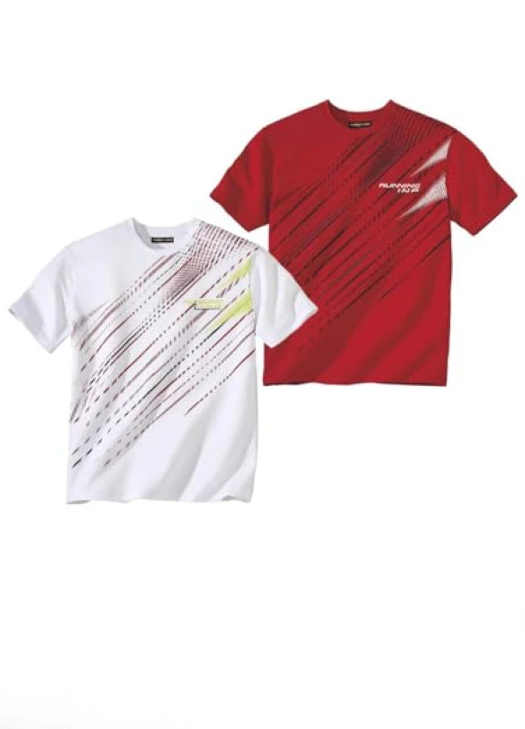 main_image_Pack de 2 camisetas básicas de manga corta para hombre ATLAS FOR MEN
