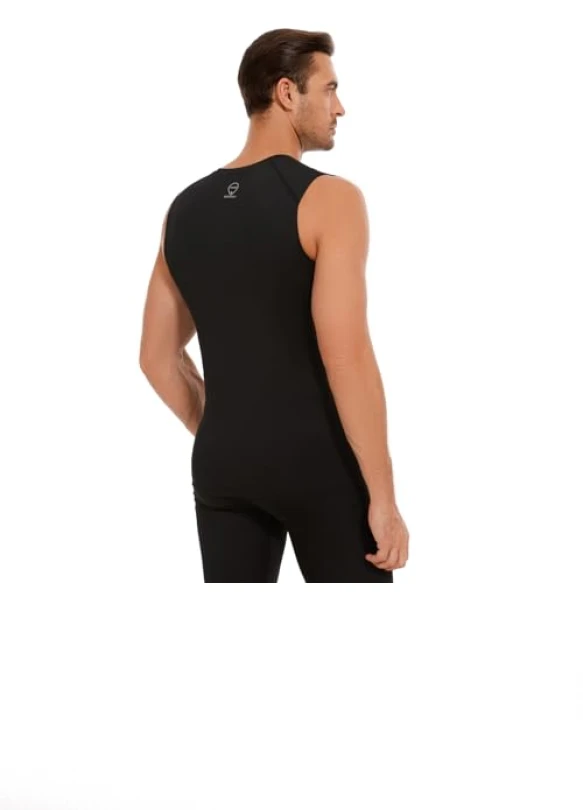 3_Pack de 5 camisetas sin mangas transpirables para hombre AMZSPORT