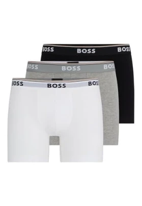 Bóxer para hombre HUGO BOSS Boxer Brief 3p Co/El