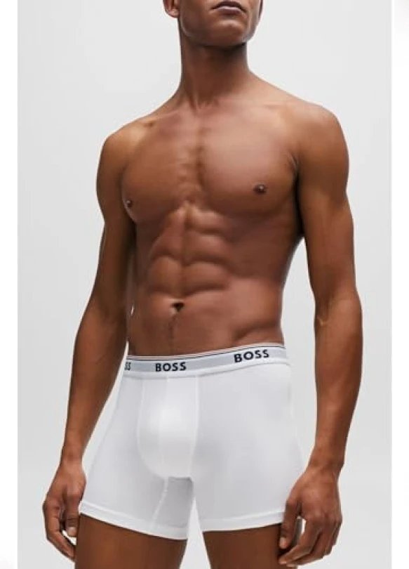 3_Bóxer para hombre HUGO BOSS Boxer Brief 3p Co/El