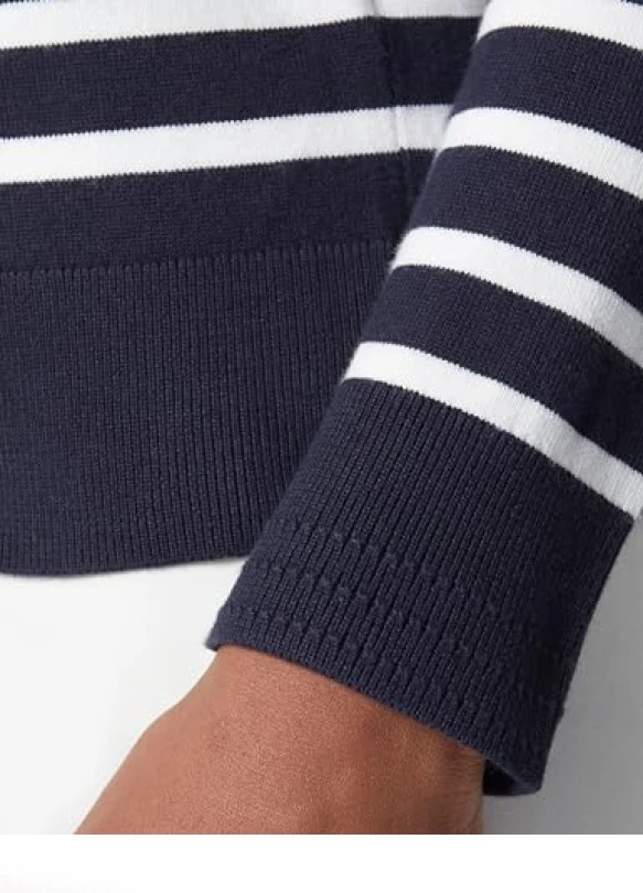 3_Jersey V-NK de punto Hilfiger CO para mujer