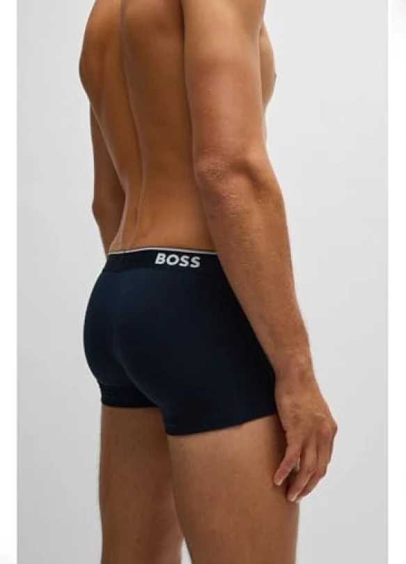 4_Pantalones cortos HUGO BOSS Trunk 3p Co/El, para hombre.
