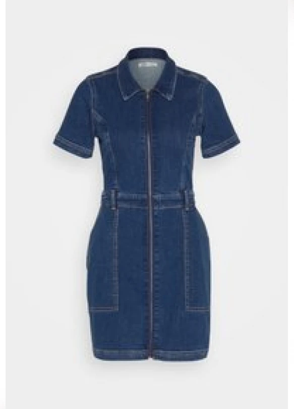 3_UTILITY DRESS - Vestido vaquero - denim