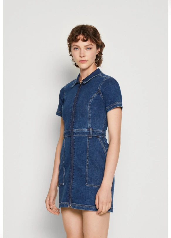 main_image_UTILITY DRESS - Vestido vaquero - denim