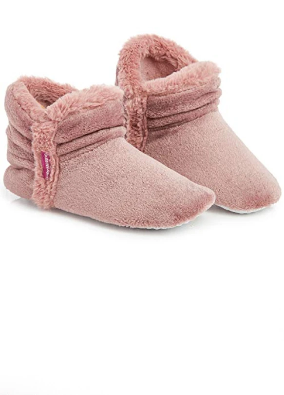 main_image_Botas pantuflas altas de mujer Dunlop para estar en casa en invierno.