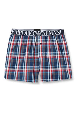 Boxers Emporio Armani Yarn Dyed Woven Pyjama para hombre