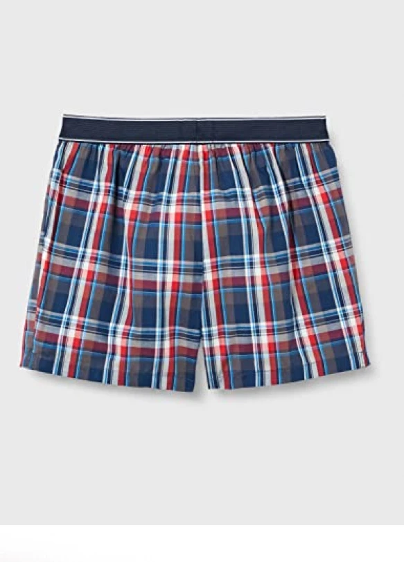 2_Boxers Emporio Armani Yarn Dyed Woven Pyjama para hombre