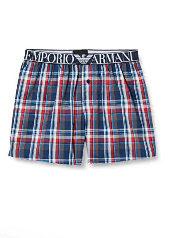 main_image_Boxers Emporio Armani Yarn Dyed Woven Pyjama para hombre