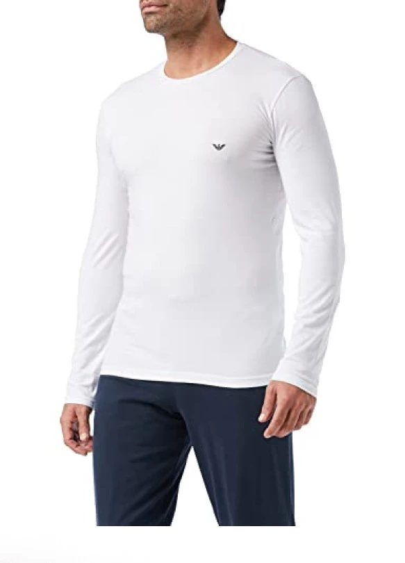 main_image_Camiseta básica de algodón elástico Emporio Armani para hombre