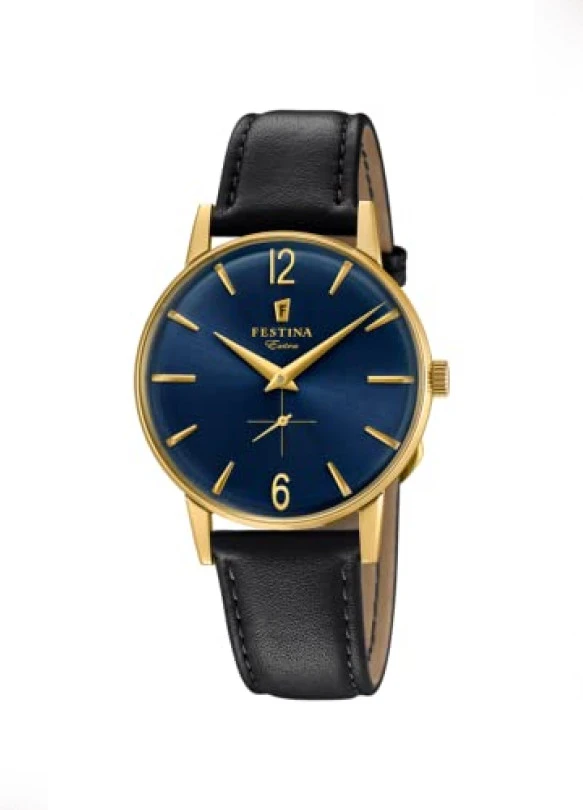 main_image_Reloj FESTINA para hombre con caja de acero inoxidable y correa de cuero.