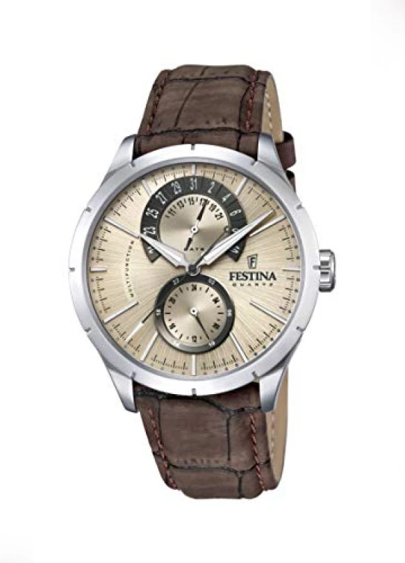 main_image_Reloj hombre Festina F16573/9 con correa de cuero clásico.