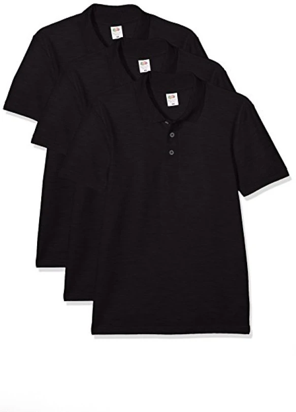 main_image_Camisa de polo Fruit of the Loom para hombre (Pack de 3)
