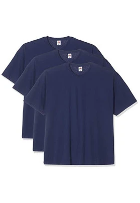 Camiseta Fruit of the Loom Valueweight para hombre, pack de 3.