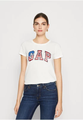 CREW  - Camiseta estampada - white