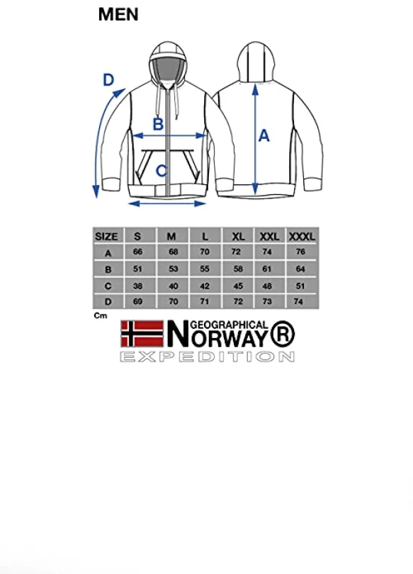 4_Sudadera con capucha Geographical Norway Gitchen para hombre.