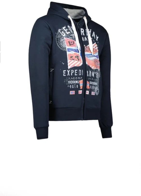2_Sudadera con capucha Geographical Norway Gitchen para hombre.