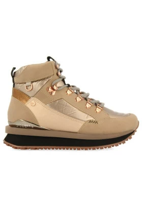 TIPO MONTAÑERO CON DETALLES PARA - Botines de cuña - oro