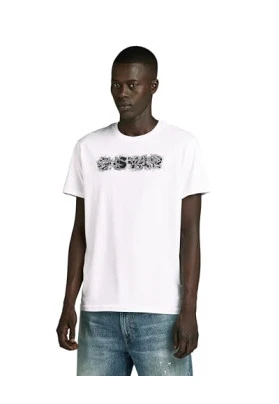 Camiseta G-STAR Hombre con logo desgastado