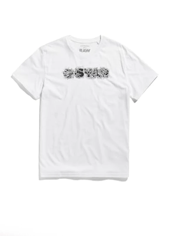 4_Camiseta G-STAR Hombre con logo desgastado