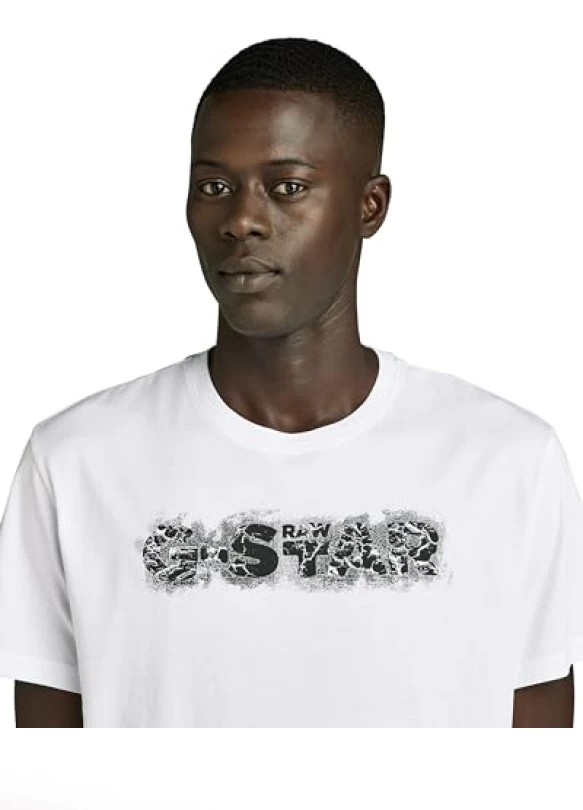 2_Camiseta G-STAR Hombre con logo desgastado