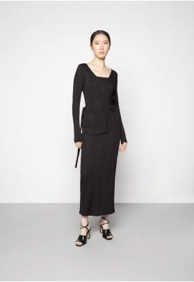 ESMERALDA DRESS - Vestido de punto - jet black