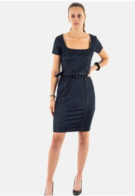 Vestido vaquero - bleu