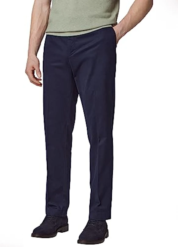 1_Hackett London C Chino Sanderson Pantalones, Azul (Navy Blazer), 42W/28L para Hombre