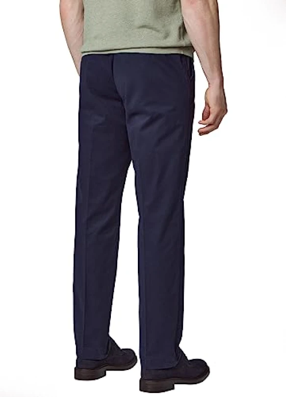 3_Hackett London C Chino Sanderson Pantalones, Azul (Navy Blazer), 42W/28L para Hombre