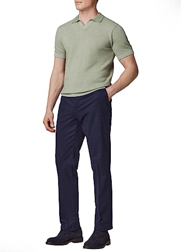 main_image_Hackett London C Chino Sanderson Pantalones, Azul (Navy Blazer), 42W/28L para Hombre