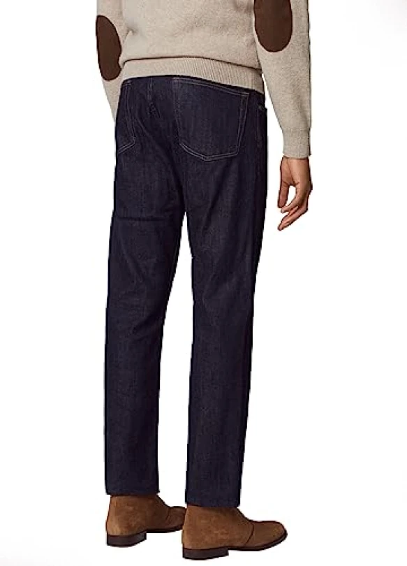 3_Hackett London Rinse Wash Cl Jeans, Azul (Denim Blue), 33W/34L para Hombre