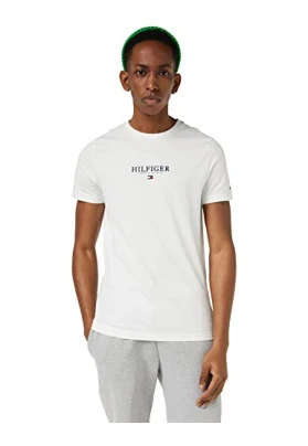 Camiseta hombre Hilfiger Logo Tee con cuello redondo