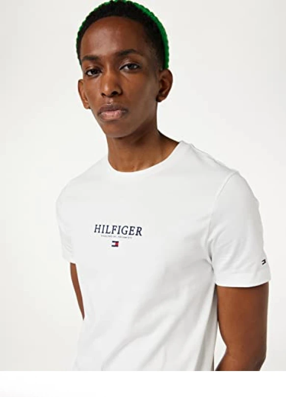 2_Camiseta hombre Hilfiger Logo Tee con cuello redondo