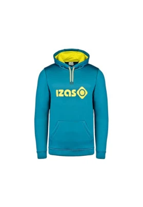 Sudadera con capucha Izas para hombre, ideal para trekking y urbano.