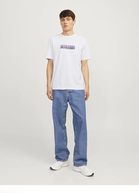 4_Camiseta JACK & JONES Jjcyber tee SS Crew Neck (Pack de 3)