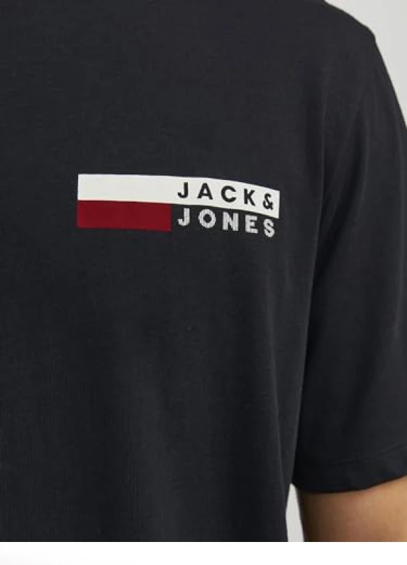 5_Camiseta JACK & JONES Jjecorp Logo de cuello redondo para hombre.