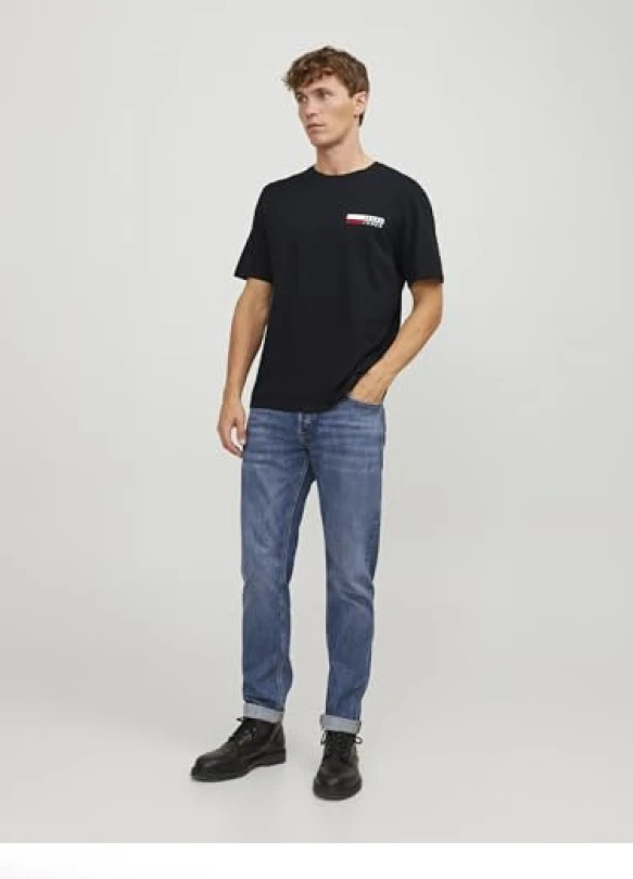 3_Camiseta JACK & JONES Jjecorp Logo de cuello redondo para hombre.