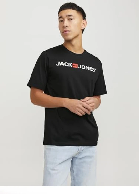 3_Camiseta JACK & JONES Jjecorp Logo de hombre con cuello redondo