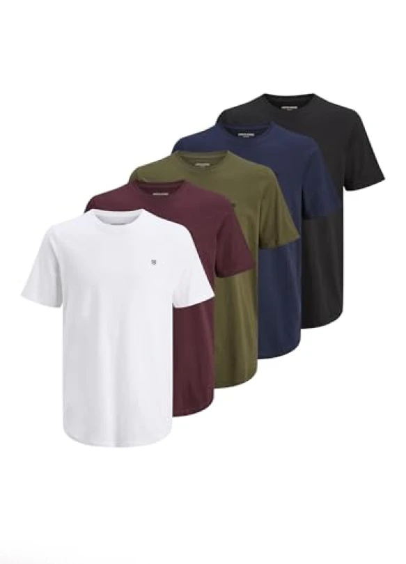 1_Camiseta Jack & Jones Jprblabrody, Pack de 5 para hombre