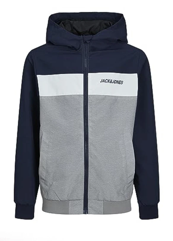 main_image_Chaqueta bomber para niños JACK & JONES Jjerush Blocking Hood