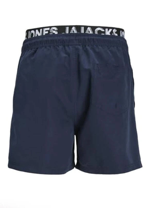 1_Jack & Jones Mens Double. Bañador con Doble Cintura, Hombre