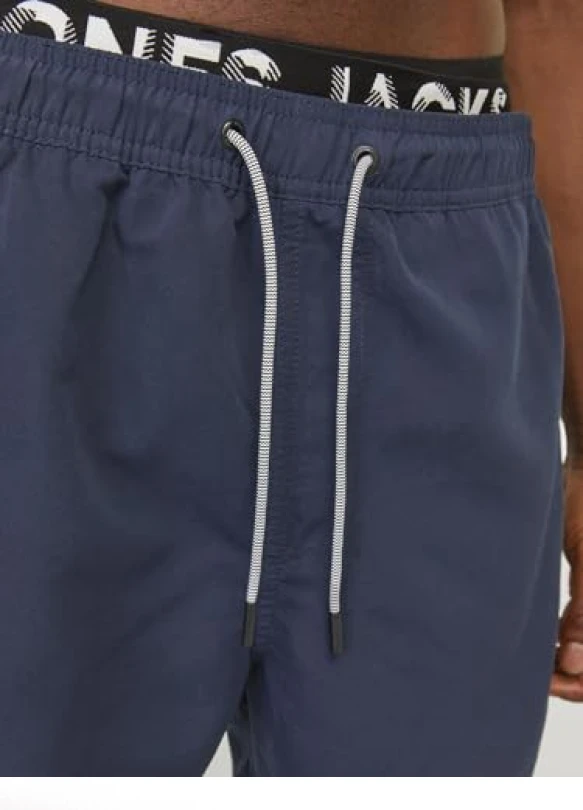 5_Jack & Jones Mens Double. Bañador con Doble Cintura, Hombre