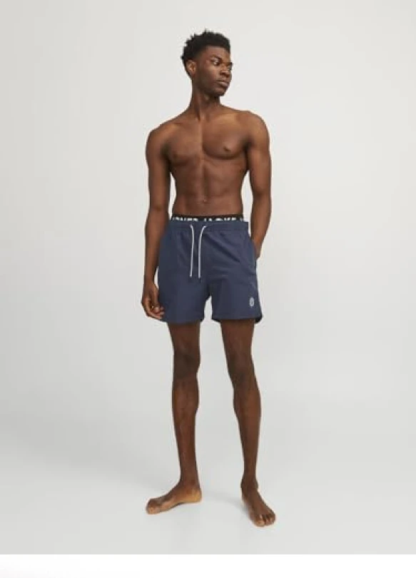 2_Jack & Jones Mens Double. Bañador con Doble Cintura, Hombre