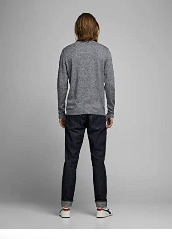 3_Suéter Jack & Jones Jjebasic Knit Crew Neck Noos para hombre