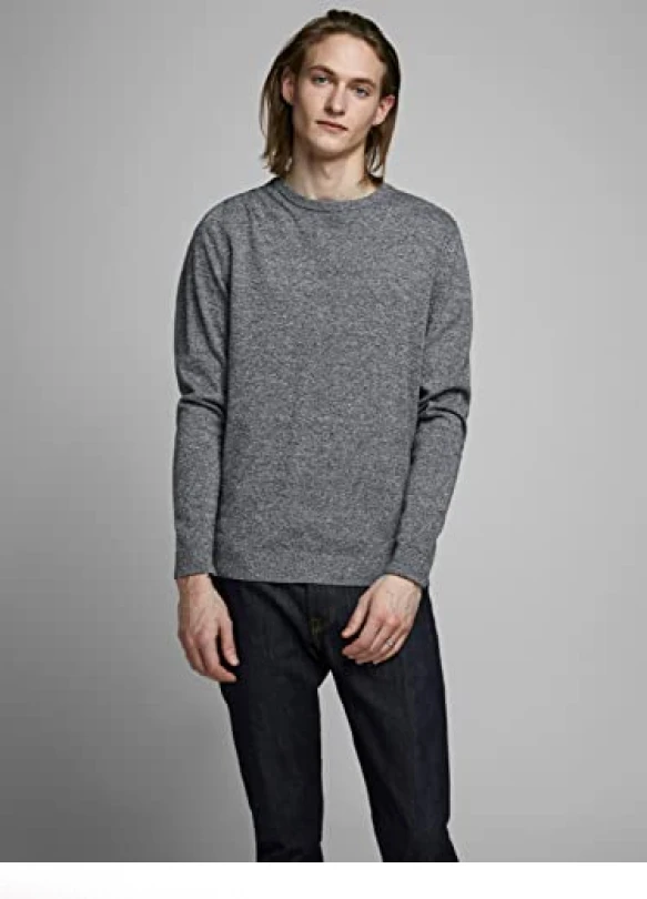 4_Suéter Jack & Jones Jjebasic Knit Crew Neck Noos para hombre