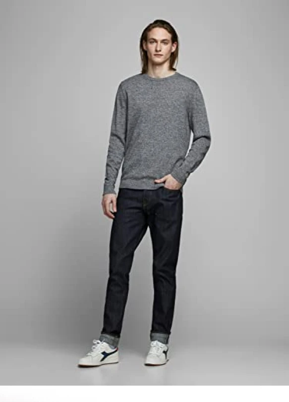 2_Suéter Jack & Jones Jjebasic Knit Crew Neck Noos para hombre