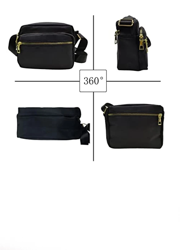 3_Bolso Bandolera Impermeable para Mujer con Varios Bolsillos