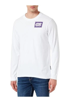 Camiseta para hombre G-Star RAW GS RAW back gr r t ls.