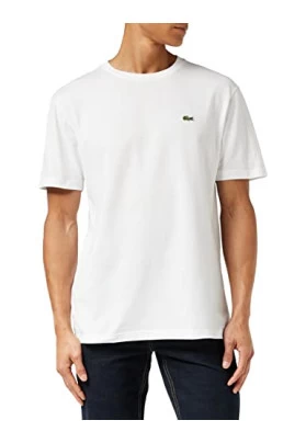 Lacoste Th7618 Camiseta, Blanc, XXL para Hombre